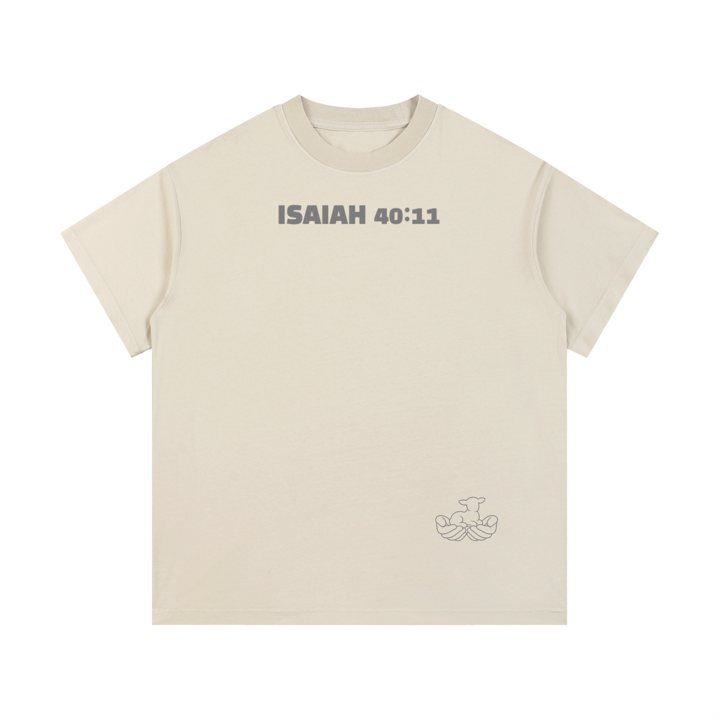 Isaiah 40:11 bible verse t-shirt.