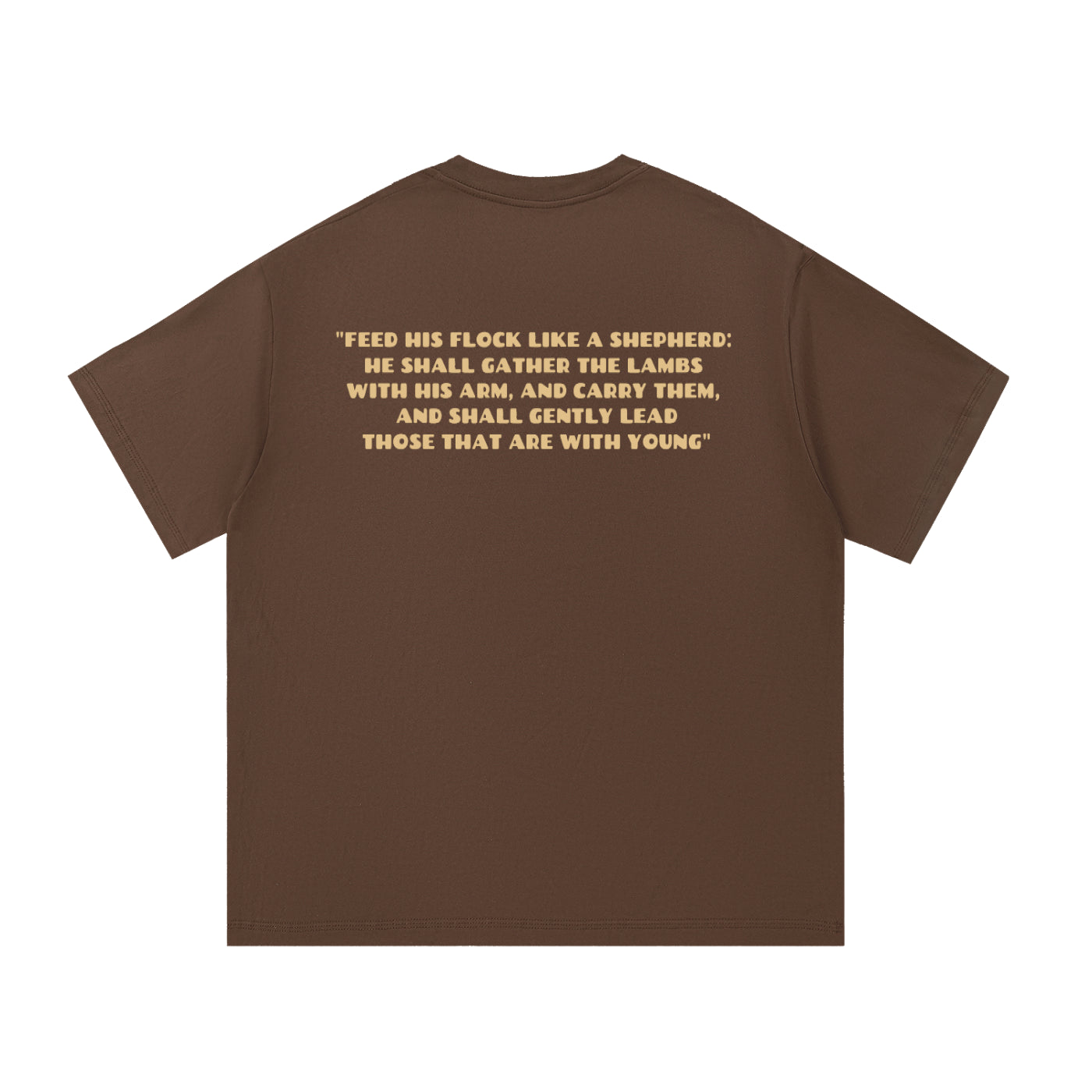Isaiah 40:11 bible verse t-shirt.