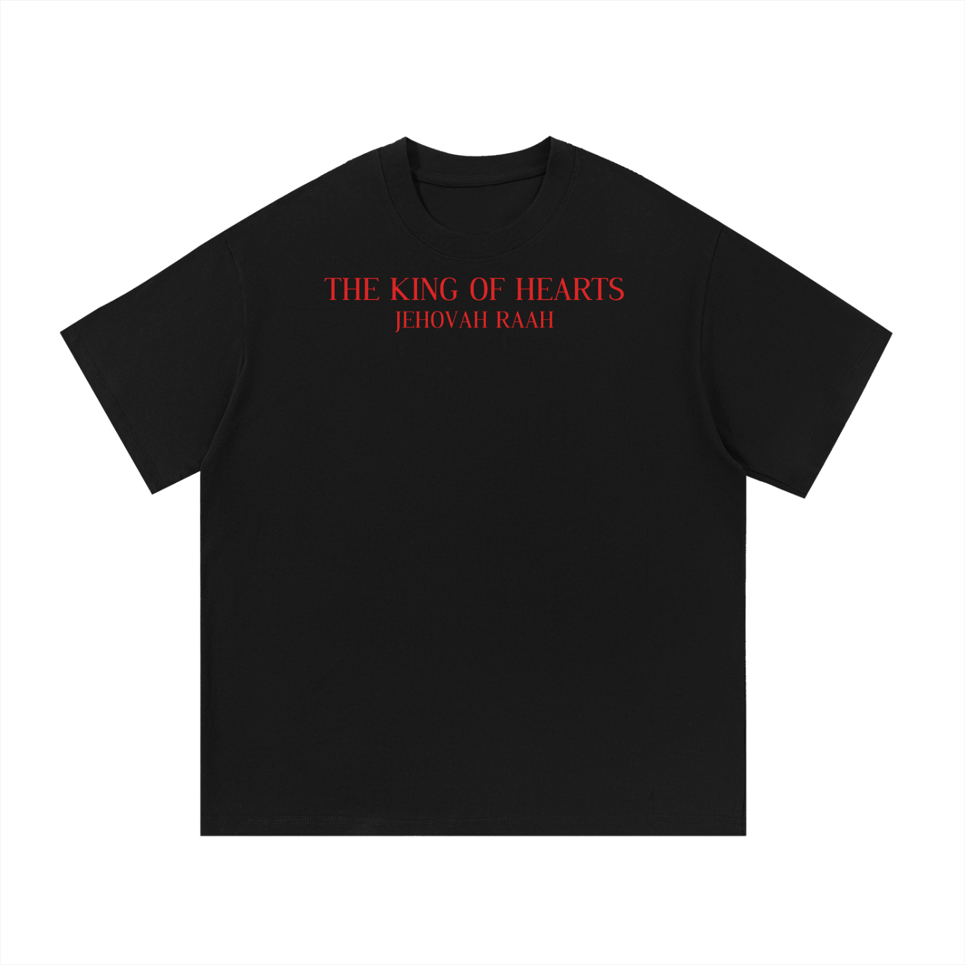 "King of Hearts" t-shirt.