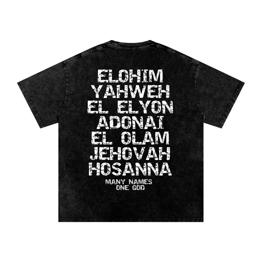 "Many Names, One God" premium heavyweight t-shirt