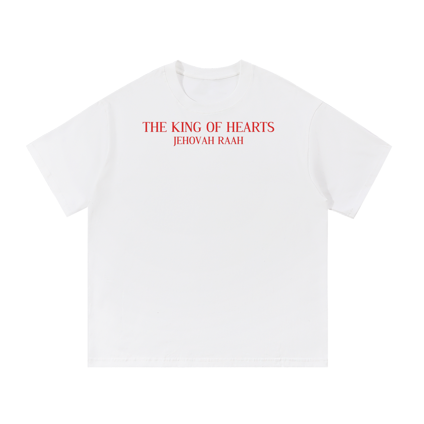 "King of Hearts" t-shirt.