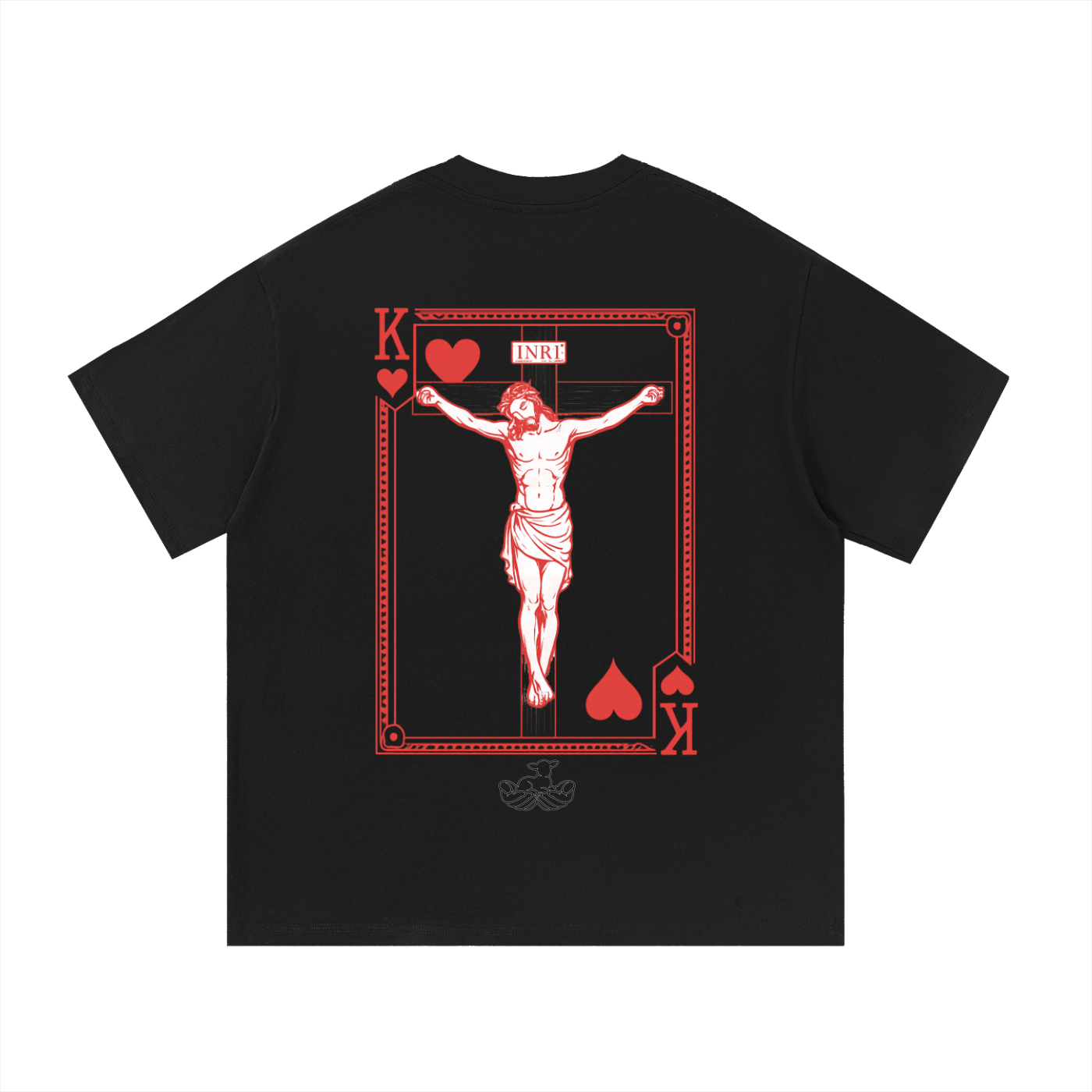 "King of Hearts" t-shirt.